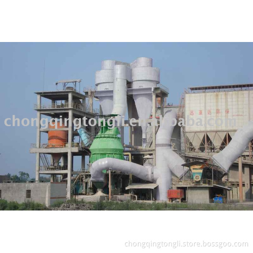 High efficiency vertical raw meal mill